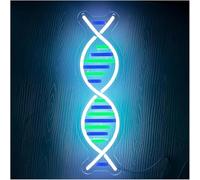 Neon lights Double Spiral Neon Sign for Wall Decor Dimmable LED Light for Men's Game Room 12×41cm