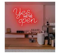 Neon Lights Neon Signs Decor Sign Yes We're Open