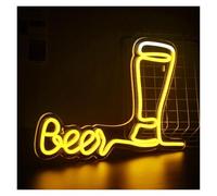 Neon lights Neon Signs Stop Thinking Start Drinking Sign Personalized Led Lights Bar Room Home Studio Restaurant(A)