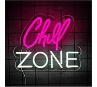 neon lights sign For Neon Signs Decor For Sign Chill Zone Dimmable