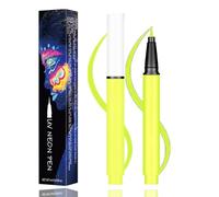 Neon Lime UV Glow Eyeliner & Face Paint Pen - Waterproof Quick-Dry Body Art Marker for Christmas Parties, NYE Glow Events, Winter Festivals & Creative Makeup Looks