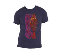 Neon Logo T Shirt Billie Eilish Navy M