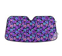 Neon Magic Heart Shaped Black Sun Shade Cover Foldable uv Protection Shield accesorios para coches