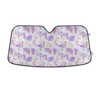 Neon Magic Heart Shaped Black Sunshade for car Windshield Foldable Reflective Windshield Shades for Vehicles car Sun polarisado para carro