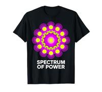 Neon Mandala 'Spectrum of Power' Design T-Shirt