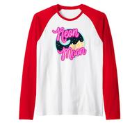 Neon Moon Shirt Retro Western 80s 90s Country Tee Raglan Baseball Tee