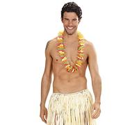 Neon Multicolor Hawaiian Leis Accessory for Tropical Lua Fancy Dress