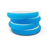 NEON NATION 4 Pack Thin 1/2 Inch Fluorescent Bright Neon Colored Matt Finish 80s Style Bangle Bracelets, 5 inches, acrylic