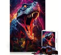 Neon Nightmare 1000 Pieces Jigsaw Puzzles for Teenagers Thought Toy Home Activity Precise Edge Santa Wish List (38x26cm)