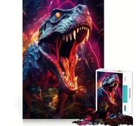 Neon Nightmare Jigsaw Puzzles 1000 Piece for Teenagers Thought Toy Stress Release Precise Edge Perfect Present (38x52cm)