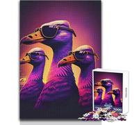 Neon Nights Trio 1000 Piece Jigsaws Learning Game for Skill Practice Thoughtful Gift for Happy Moments Size 50x75cm