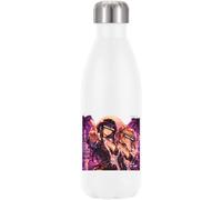 Neon Nighttime Urban Vibes Vacuum Insulated Thermal Water Bottle White