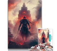 Neon Ninja Warrior Puzzles 1000 Pieces for Teenagers,Educational Games Home Decoration Deal As Gifts for The Whole Family (50x75cm)