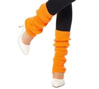 Neon Orange Leg Warmers Adult