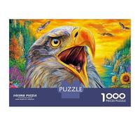 Neon Painted Animal Jigsaw Puzzle for Adults& Kids,1000 Pieces Challenge Toy Home Decoration for Adults& Kids Age 14 Years Up 38x26cm/1000pcs