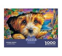 Neon Painted Animal Jigsaw Puzzle for Adults& Kids,1000 Pieces Challenge Toy Home Decoration for Adults& Kids Age 14 Years Up 52x38cm/1000pcs