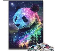 Neon Panda Jigsaw Puzzles for Adults 2000 Piece Puzzle, Family Entertainment Toys Is Ideal As A Gift for The Whole Family (70x100cm)