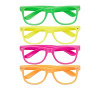 Neon party glasses Colourful Costume Eyewear Lightweight 48 Pieces