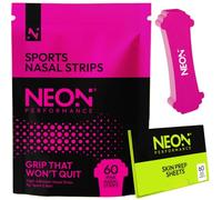 Neon Performance Nasal Strips 60 Pack Pink | Nose Strips for Sport & Sleep