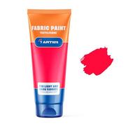 Neon Pink Fabric Paint 60 ml - Permanent Textile Paint for Clothes, Shoes & Denim | Water Based Jeans, Leather & Sneaker Paints | Washable Non-Toxic Fabric Dye for Cotton & Synthetic Fabrics
