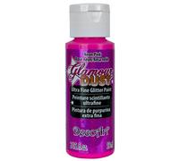 DecoArt Acrylic Paint for Arts and Crafts, Neon Pink, 2oz