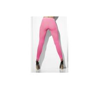 Neon Pink Opaque Footless Tights - tights pink footless opaque neon accessory womens 80s fancy dress smiffys stockings ladies