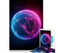 Neon Planet 1000 Piece Jigsaw Puzzles for Adults Jigsaw Brain Workout Toy Bonding Time Art Assembly Stylish Gift (50x75cm)