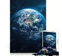 Neon Planet Space 1000 Piece Jigsaw Puzzles for Adults Brain Workout Toy Peaceful Fun Art Assembly Fine Art Piece (38x26cm)