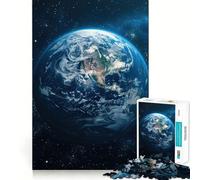 Neon Planet Space Teenagers Puzzles 1000 Piece Jigsaws Think Smart Toy Home Pastime Accurate Cut Festival Gift (50x75cm)