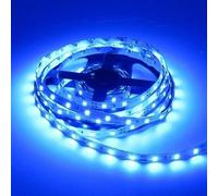 Neon Pop Made in London I Lumos LED Strip Light, 16ft/5M 2835 SMD 300 LEDs 12V Flexible Cuttable Waterproof LED Tape for Bedroom Kitchen Cabinet Wardrobe TV (No Power Supply/Plug) (Blue)