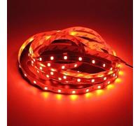Neon Pop Made in London I Lumos LED Strip Light, 16ft/5M 2835 SMD 300 LEDs 12V Flexible Cuttable Waterproof LED Tape for Bedroom Kitchen Cabinet Wardrobe TV (No Power Supply/Plug) (Red)