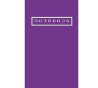 Neon Purple Notebook: 6 in. x 9 in., 120 Lined Pages