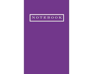 Neon Purple Notebook: 6 in. x 9 in., 120 Lined Pages