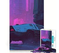 Neon Pursuit Teenagers Puzzles 1000 Piece Jigsaws Smart Game Calming Play Pattern Assembly Lovely Present (38x52cm)