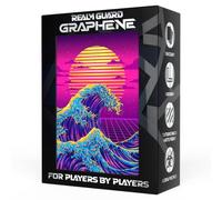 (Neon Retro Wave) 100% Hand-Drawn 100ct Textured Matte TCG/MTG Card Art Sleeves by Realm Guard