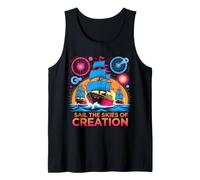 Neon Sail The Skies of Creation Design Tank Top