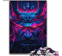 Neon Samurai Warrior War Puzzles 2000 Pieces for Teenagers, Challenging Game Toys Every Piece Is Unique - Challenging Family Fun Game (70x100cm)