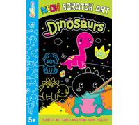 Neon Scratch Art Dinosaurs (Novelty Activity Wallets)