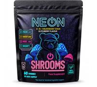 NEON Shrooms 8-in-1 Gummies - 2600mg Stack with Lion's Mane & Ashwagandha