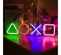 Neon Sign Custom Game Icon Light for Wall Hanging Atmosphere Playstation Lamp LED Colorful Lighting Room Bar Club Player Decor