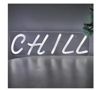 Neon Sign For neon Sign Chill, Cool White Light, For Hall, Party, Home, Pub, Club, Gallery