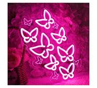Neon Sign For pink for butterfly Led for neon Light Sign for Dimmable 40x25.7cm