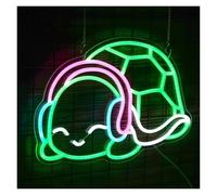 Neon Sign For turtle for neon Sign Led Green for Light Art for Wall Up Dimmable for 29x41cm