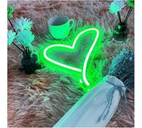 Neon Sign Heart Shape Neon Sign Led Light Dimmable Night Wall Decor 30cmx30cm
