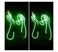 Neon Sign Light Decoration Stop Thinking Start Drinking for neon Sign Personalized Led Lights Bar Room Home Studio(A)