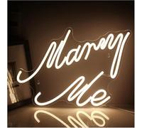 Neon sign "Marry Me" Wedding Wall Decoration LED Lights for Marriage Valentine's Day