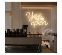 Neon Sign Neon Signs Decor Sign Yes We're Open