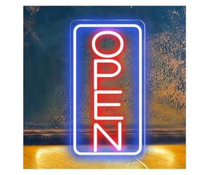 Neon Sign Neon Signs Light Decor Open Sign, Adjustable 20cmx42cm