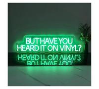Neon Sign Party Decoration But Have You Heard It On Vinyl Neon Sign LED Light Dimmable USB Powered For Bar Home Bedroom Dorm Wall Art Decor 50cmx16cm(C)