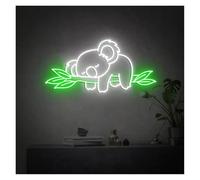 Neon Sign Party Decoration Koala Bear Neon Sign Cute Animals LED Light USB Powered For Bedroom Holiday Children Party Game Room Wall Decor 50cmx25cm(D)